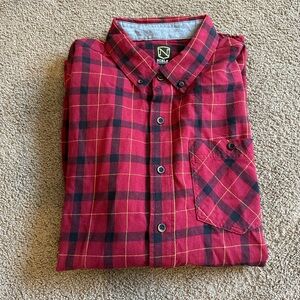 Noble Red Plaid Men's Flannel